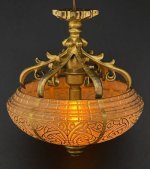 Tiffany Style Ceiling Light #7 by Esther's Lighting