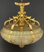 Gold and White Ceiling Light by Esther's Gold and White Ceiling Light by Esther's