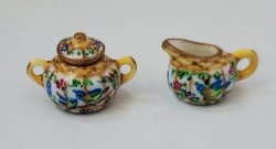 Voliere Creamer & Sugar by Christopher Whitford