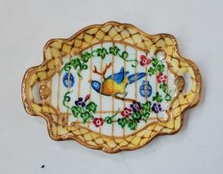 Voliere Scalloped Tray by Christopher Whitford