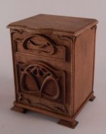 Art Nouveau Night Stand Cabinet by Taller Targioni #A