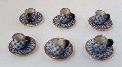 Lomonosov Demitasse Cups set of 2 by Christopher Whitford Lomonosov Demitasse Cups set of 2 by Christopher Whitford
