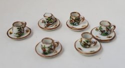 Rothchild Bird Demitasse Cups set of 2 by Christopher Whitford Rothchild Bird Demitasse Cups set of 2 by Christopher Whitford