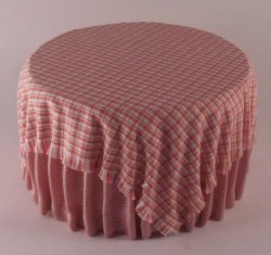 Skirted Table #1 by Lorraine Scuderi