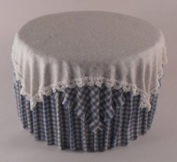 Skirted Table #2 by Lorraine Scuderi
