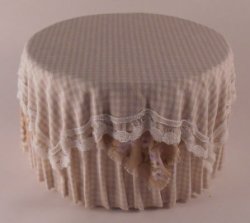 Skirted Table #3 by Lorraine Scuderi