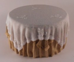 Skirted Table #4 by Lorraine Scuderi