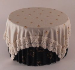 Skirted Table #5 by Lorraine Scuderi