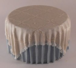 Skirted Table #6 by Lorraine Scuderi