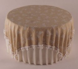 Skirted Table #10 by Lorraine Scuderi