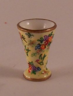 Chintz Bird Flared Vase by Christopher Whitford