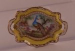 French Peacock Handled Tray by Christopher Whitford