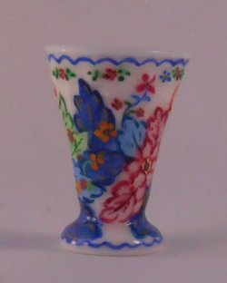 Tobacco Leaf Flared Vase by Christopher Whitford