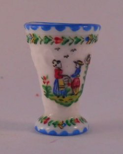 Quimper Flared Vase by Christopher Whitford