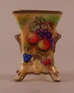 Royal Worcestor Fruit Ceche Pot by Christopher Whitford