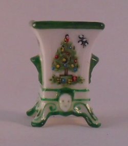 Christmas Tree Ceche Pot by Christopher Whitford