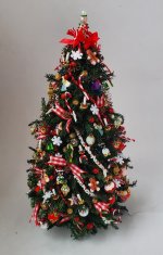 Traditional German Christmas Tree Electric by Maria Bevill