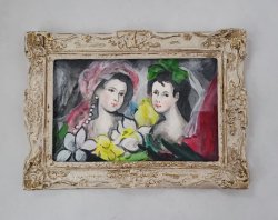 Marie Laurencin Inspired Painting #2 by Christopher Whitford