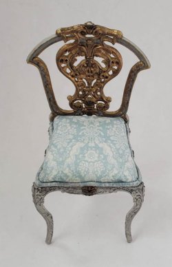Silk Print Sheild Chair by Alison Davies