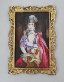 Marie Laurencin Inspired Painting #7 by Christopher Whitford