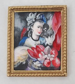 Marie Laurencin Inspired Painting #10 by Christopher Whitford