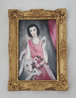Marie Laurencin Inspired Painting #3 by Christopher Whitford