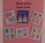 Twin Girls Paper Dolls by Jacqueline's
