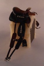 Silver Detail Saddle #4 by Prestige Leather