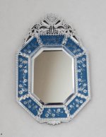 Venetian Style Mirror Blue by Vlcek