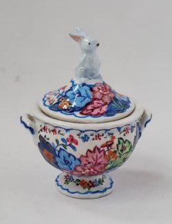 Tobacco Leaf Ltd.Ed. Round Tureen by Christopher Whitford