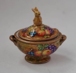 Royal Worcester Fruit Ltd.Ed.Oval Tureen by Christopher Whitford