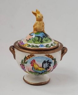 Provencial Coq Ltd.Ed. Round Tureen by Christopher Whitford