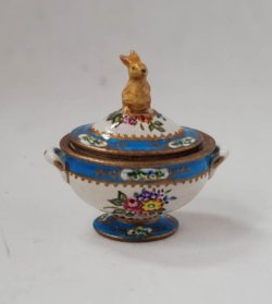 Celeste Blue Ltd.Ed. Oval Tureen by Christopher Whitford