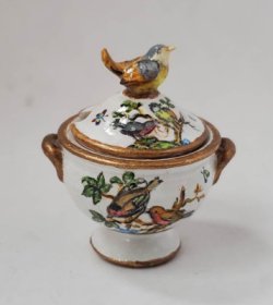 Rothchild Bird Ltd.Ed. Round Tureen by Christopher Whitford