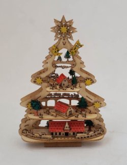 Tree Shelf Display #1 by Erzgebirgische Miniaturen