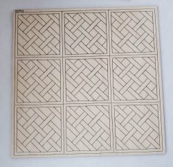 Parquet Wood Floor #2 by Erzgebirgische Miniaturen