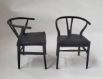 Wishbone Black Chair by Paris Renfroe