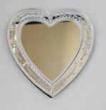 Venetian Style Mirror Heart by Vlcek