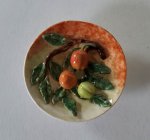 Peach Plate by Dominique Levy