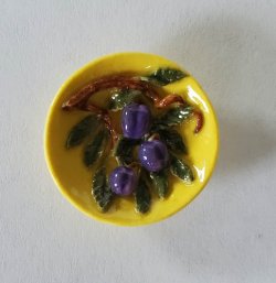 Plum Plate by Dominique Levy