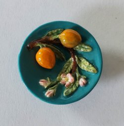 Orange Plate by Dominique Levy
