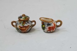 Gien Rambouillet Sugar & Creamer by Christopher Whitford