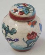 Japanese Crackle Temple Jar #7 by Christopher Whitford