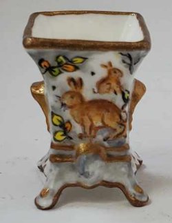 Gien Rambouillet Ceche Pot Bunny by Christopher Whitford