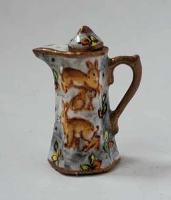 Gien Rambouillet Chocolate Pot Bunny by Christopher Whitford