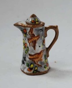 Gien Rambouillet Chocolate Pot Bird by Christopher Whitford