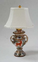 Gien Rambouillet Lamp Deer by Christopher Whitford
