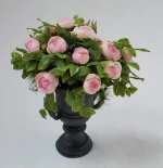 Roses in "bronze" Urn by Gosia Suchodolska