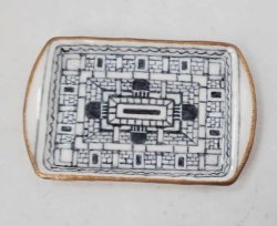Fornasetti Rectangle Tray by Christopher Whitford