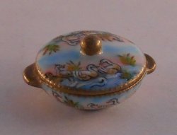 Swan Lake Round Vegetable by Christopher Whitford